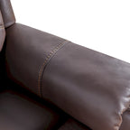 Fauteuil inclinable électrique zéro gravité en cuir reconstitué avec massage et chauffage