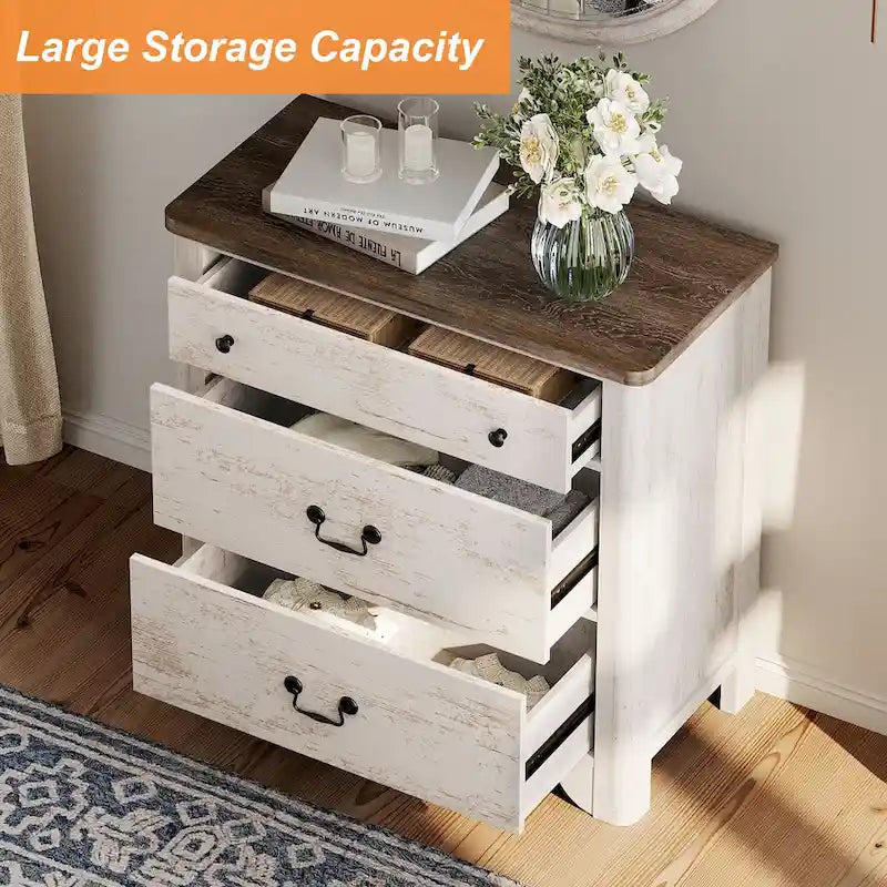 Buffet contemporain 4 étagères avec casier à vin — Blanc