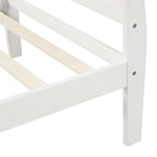 Pouf cube bohème tressé à la main de 45,7 cm — Chêne, blanc et expresso