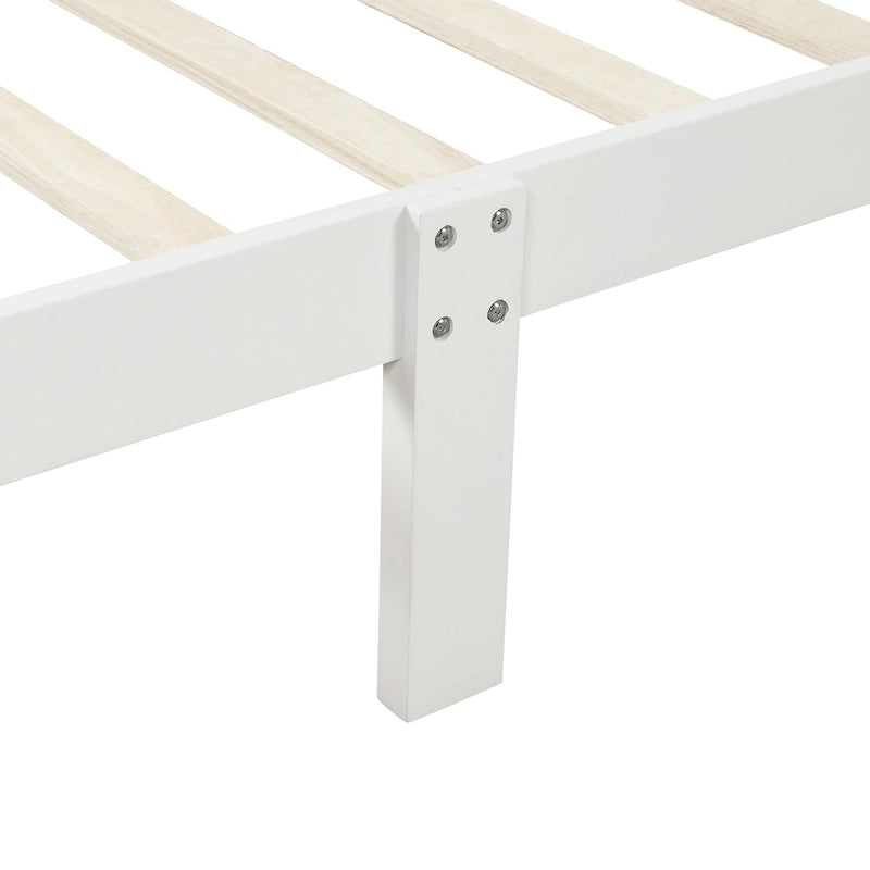 Pouf cube bohème tressé à la main de 45,7 cm — Chêne, blanc et expresso