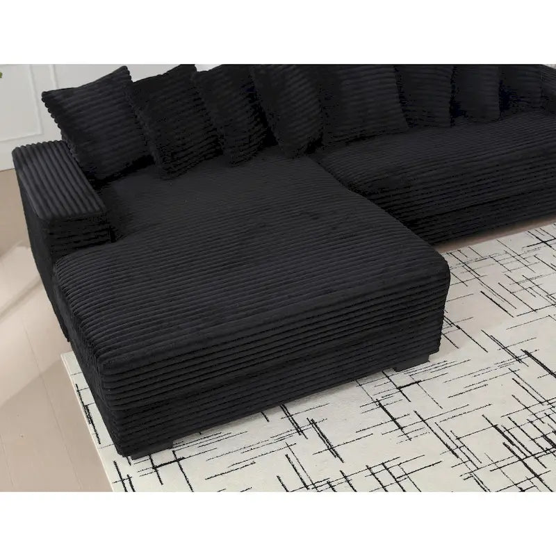 Îlot de cuisine roulant avec abattant – Noir, Gris, Beige et Vert
