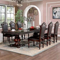 Salle à manger extensible 7 pièces Traditionnel Cerise