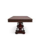 Salle à manger extensible 7 pièces Traditionnel Cerise