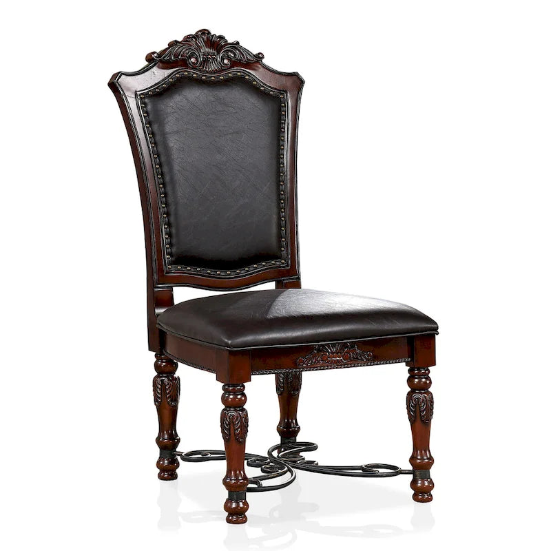 Salle à manger extensible 7 pièces Traditionnel Cerise