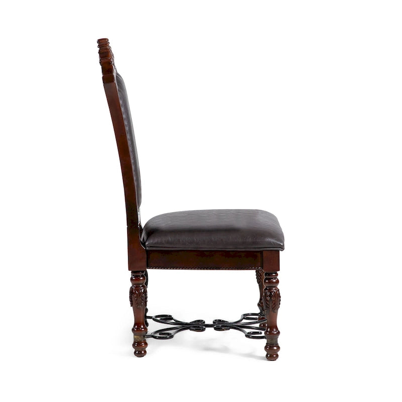Salle à manger extensible 7 pièces Traditionnel Cerise