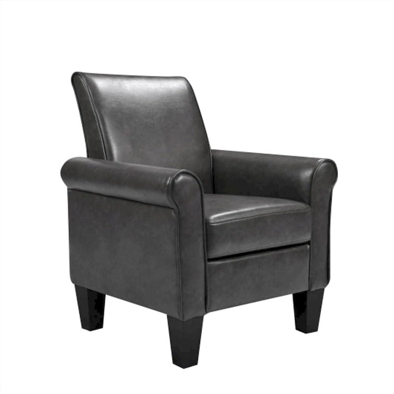 Fauteuil d'appoint, Fauteuil de salon confortable, Fauteuil en cuir PU