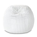 Grand pouf de 1,5 m avec housse amovible en fausse fourrure pour adultes