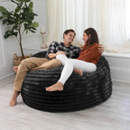 Grand pouf de 1,5 m avec housse amovible en fausse fourrure pour adultes