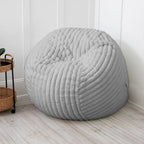 Grand pouf de 1,5 m avec housse amovible en fausse fourrure pour adultes