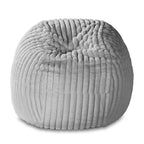 Grand pouf de 1,5 m avec housse amovible en fausse fourrure pour adultes