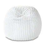 Grand pouf de 1,5 m avec housse amovible en fausse fourrure pour adultes