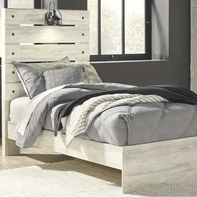Cambeck Whitewash Panel Bed
