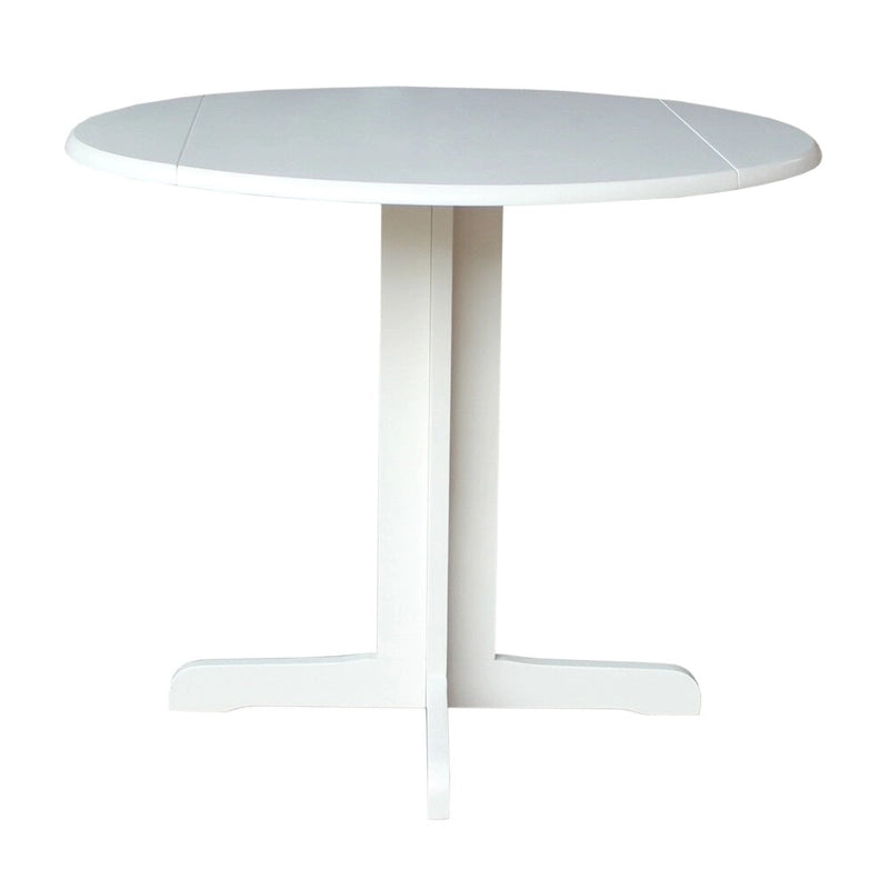 Table à manger de 91 cm avec abattants escamotables