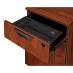 Bureau à piédestal simple de 42 po, Gris cendré