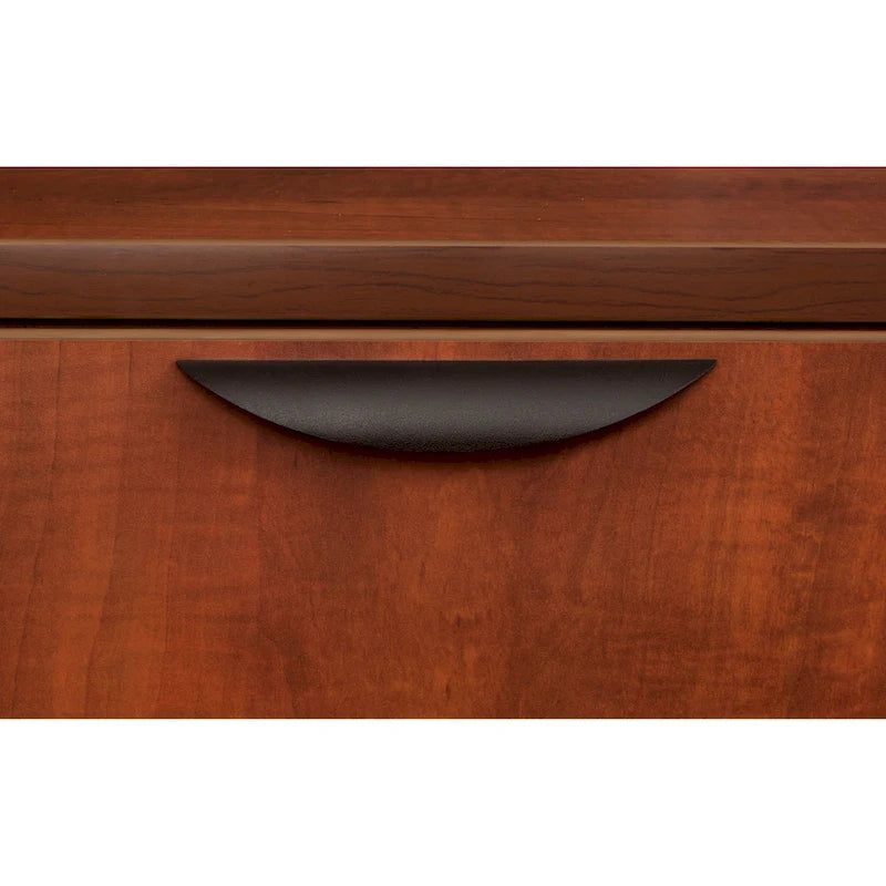 Bureau à piédestal simple de 42 po, Gris cendré