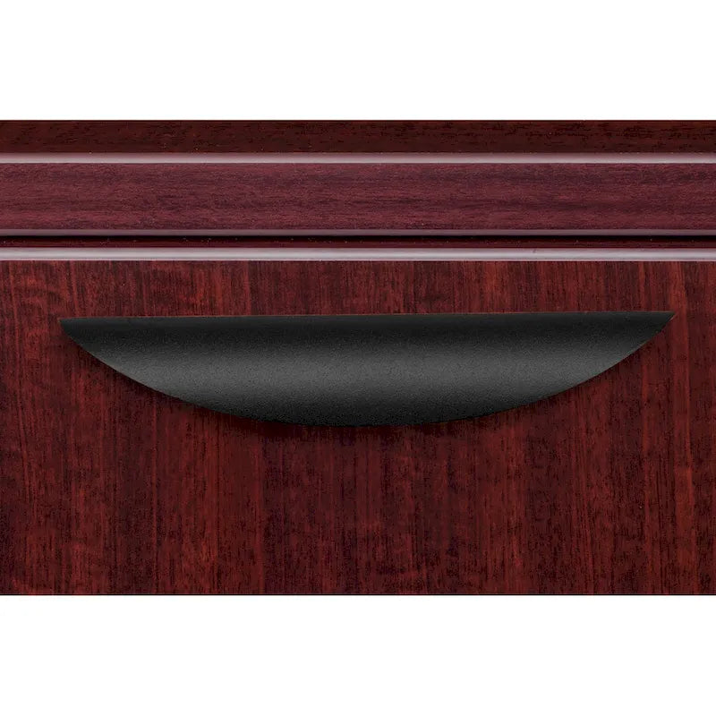 Bureau à piédestal simple de 42 po, Gris cendré