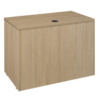 Bureau à piédestal simple de 42 po, Gris cendré