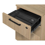Bureau à piédestal simple de 42 po, Gris cendré