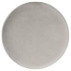 Pouf en velours avec base en laiton - Bleu marine / Laiton