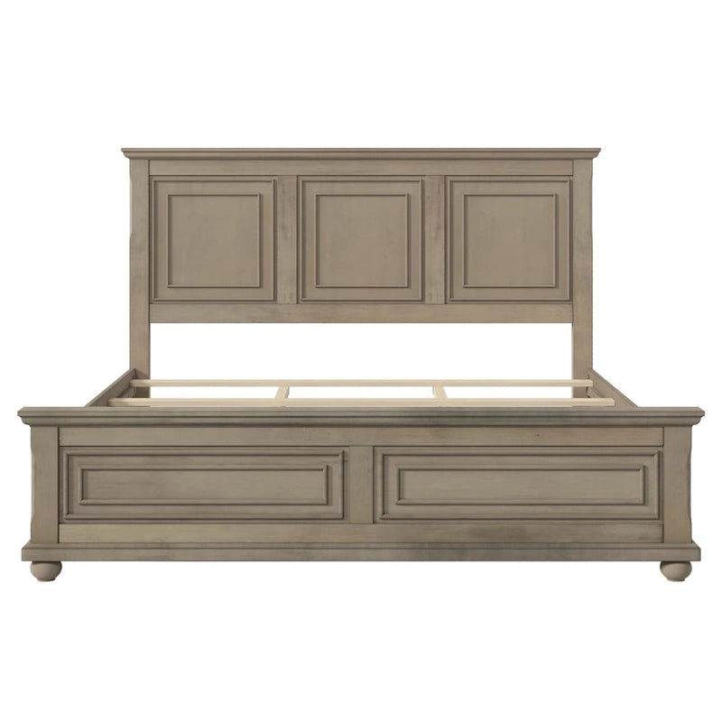 Lit vintage en bois, style ville traditionnelle