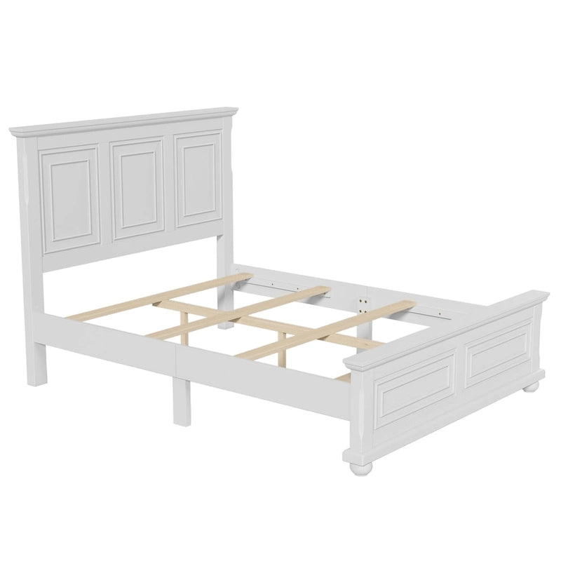 Lit vintage en bois, style ville traditionnelle