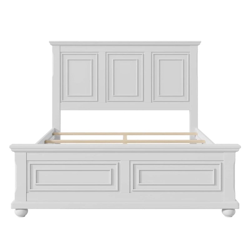 Lit vintage en bois, style ville traditionnelle