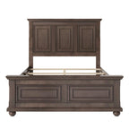 Lit vintage en bois, style ville traditionnelle
