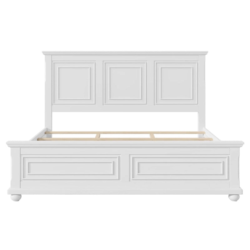 Lit vintage en bois, style ville traditionnelle