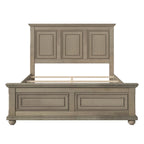 Lit vintage en bois, style ville traditionnelle