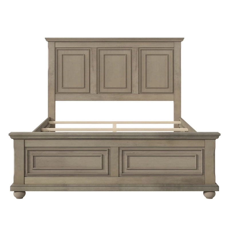 Lit vintage en bois, style ville traditionnelle