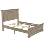 Lit vintage en bois, style ville traditionnelle