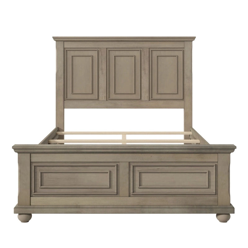 Lit vintage en bois, style ville traditionnelle