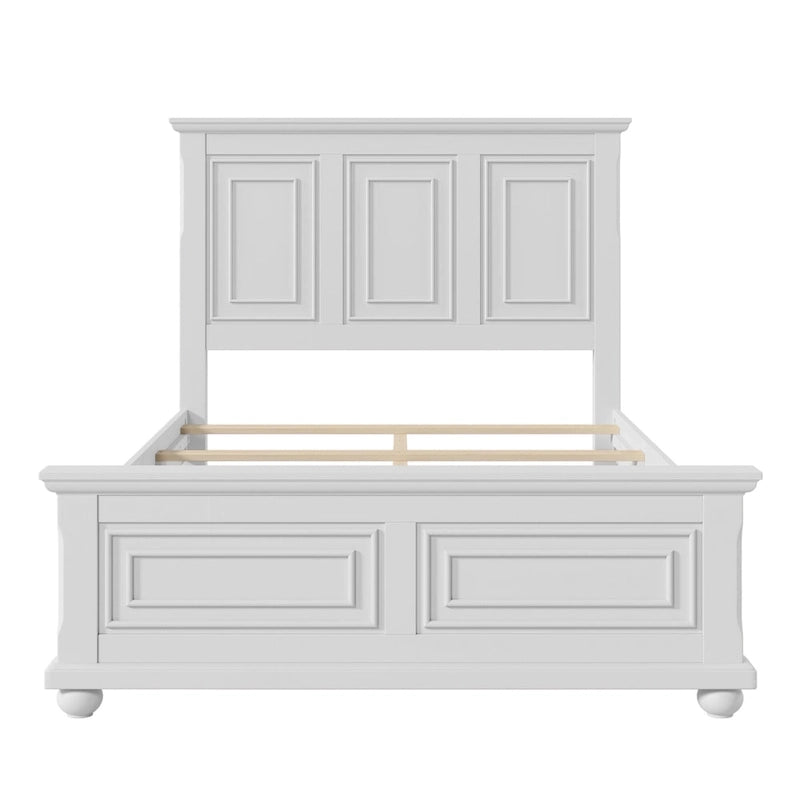 Lit vintage en bois, style ville traditionnelle