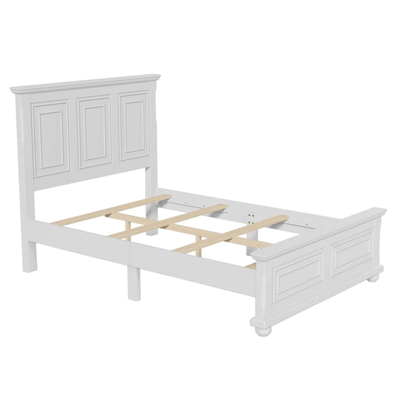 Lit vintage en bois, style ville traditionnelle