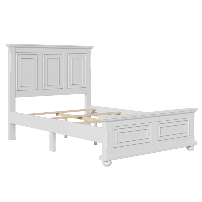 Lit vintage en bois, style ville traditionnelle