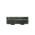 Canapé multi-places moderne en chenille, 2 pièces