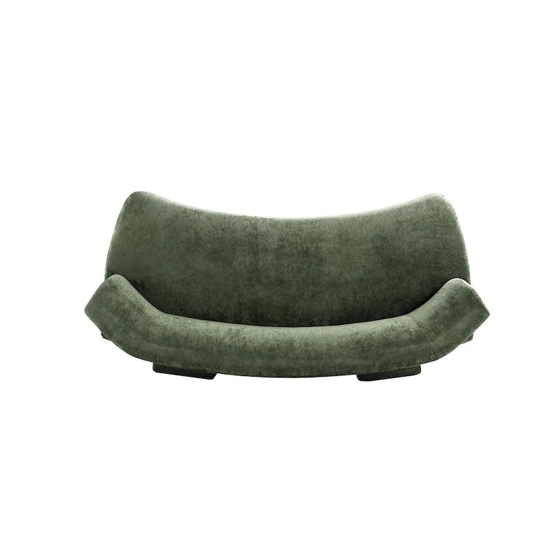 Canapé multi-places moderne en chenille, 2 pièces