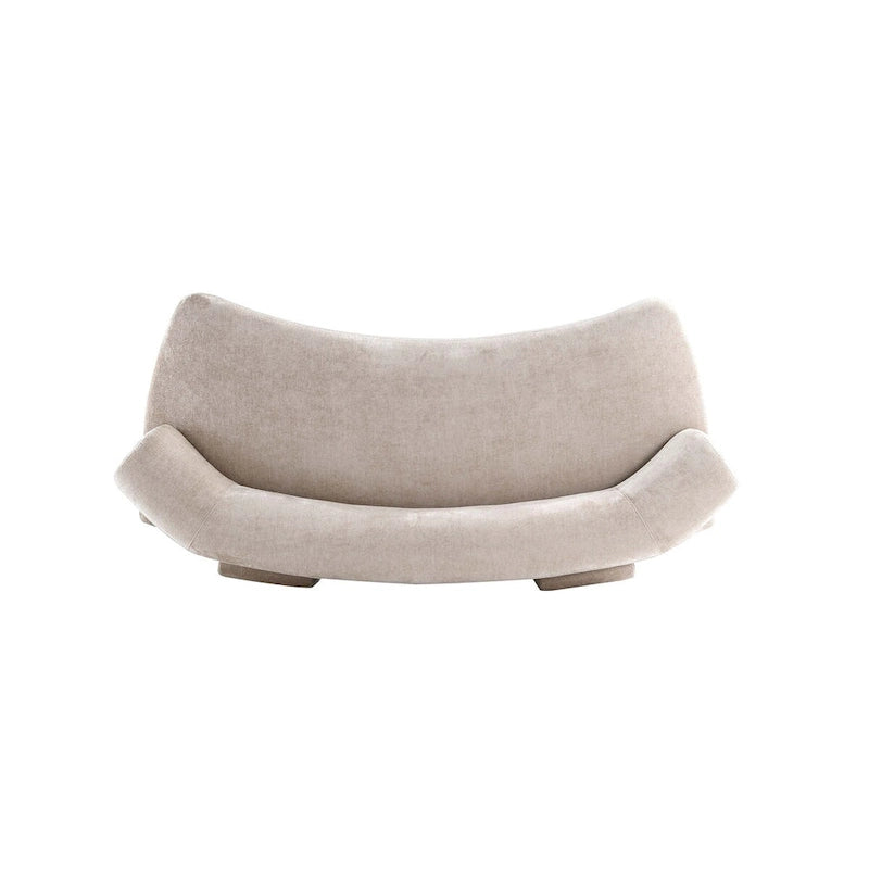 Canapé multi-places moderne en chenille, 2 pièces